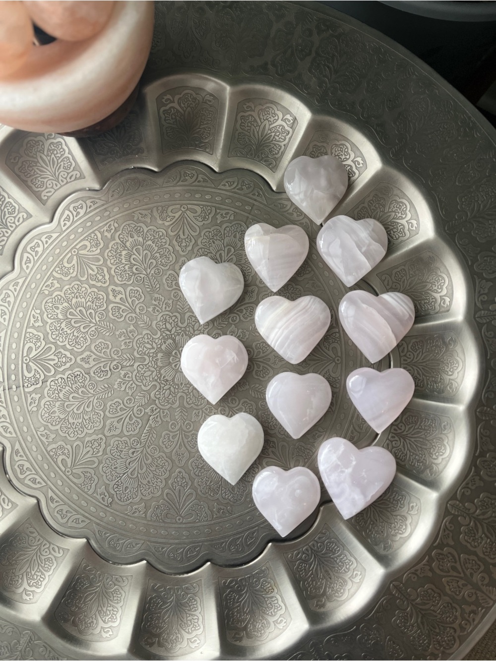 Pink Calcite Heart